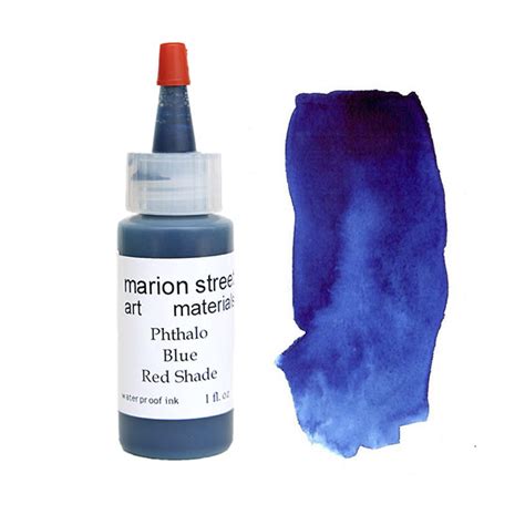 Phthalo Blue Watercolor 1 oz. bottle – Marion Street Art Materials