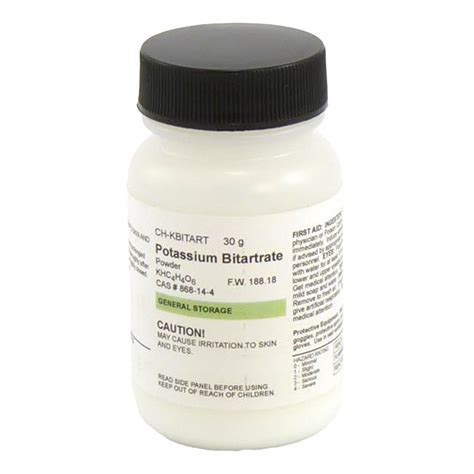 Powder Potassium Bitartrate, 30 g | Cream of Tartar | HST