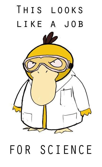 Psyduck like science - Pokémon Fan Art (36253192) - Fanpop