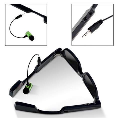 Wearable Video Camera Glasses with Bluetooth Headset & Drive Safe Assist | Video camera ...