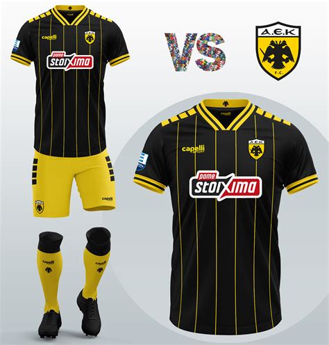 AEK Athens FC Third kit with Capelli Sport (Concept 2020/21)