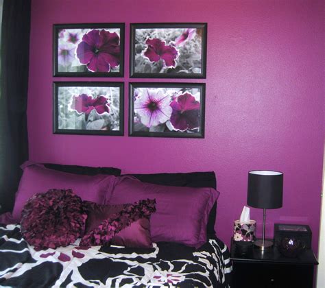 love the purple & black | Room, Design, Home decor