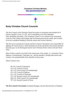 Early Christian Church Councils - Flipbook by | FlipHTML5