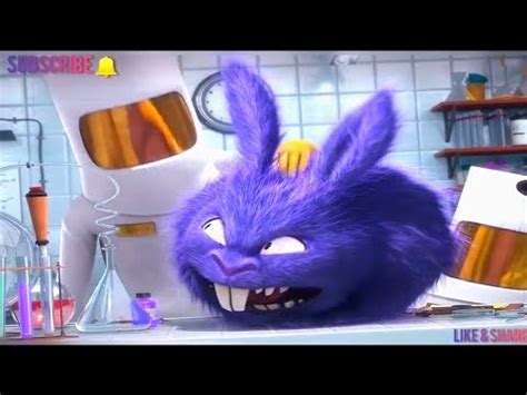 Tiny Cute Rabbit Turn into Purple Monster Rabbit (हिंदी) || DESPICABLE ME 2 (2013) HD - YouTube