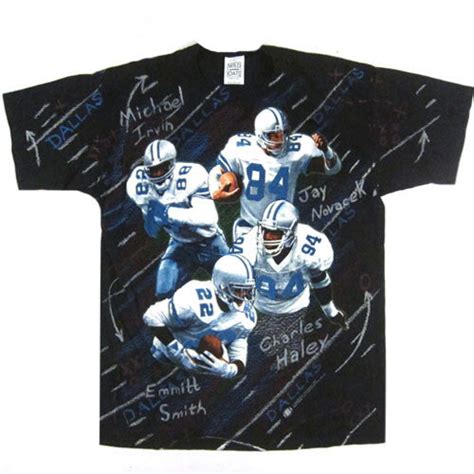 Vintage Dallas Cowboys 1993 T-Shirt Smith Irvin Haley Novacek – For All ...