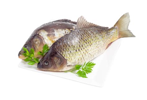 Pair Of Carp Varieties Ready To Be Cooked, Peeled, Dish, Uncooked PNG Transparent Image and ...