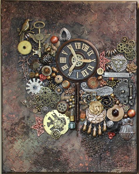 Original Steampunk Art – Two for One Steampunk Canvases