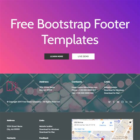 Free Bootstrap Template 2021