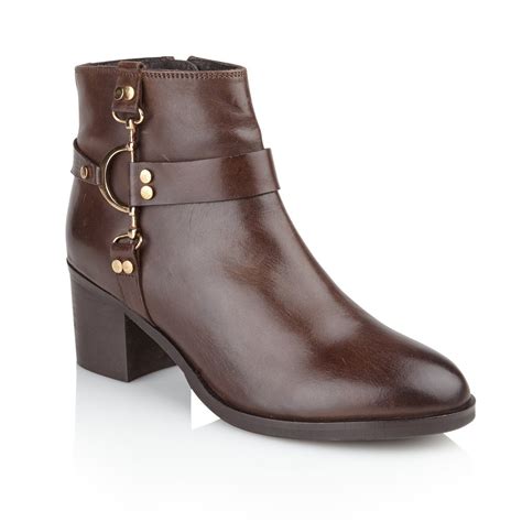 Buy Ravel ladies' Bakersfield ankle boots online in brown leather