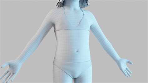 3D model Full Girl And Boy Kids Anatomy Set Blender Static - TurboSquid ...