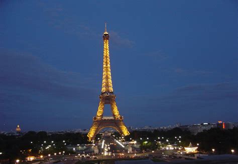 Night view of Eiffel Tower, Paris, France | At the time of c… | Flickr