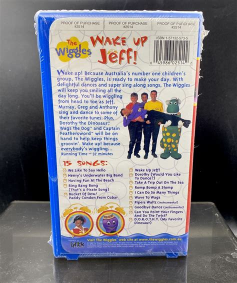 NEW The Wiggles Wake Up Jeff VHS Tape 1999 | Grelly USA