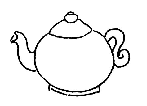 Teapot Black And White Clipart - ClipArt Best