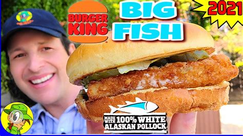 Burger King® BIG FISH SANDWICH 2021 Review 🍔👑🐟🥪 | Peep THIS Out! 🕵️‍♂️ ...