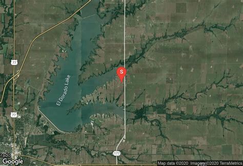 El Dorado Lake Camping Map