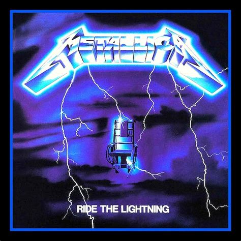 4 Metallica Ride the Lightning Vinyl Sticker. Heavy | Etsy