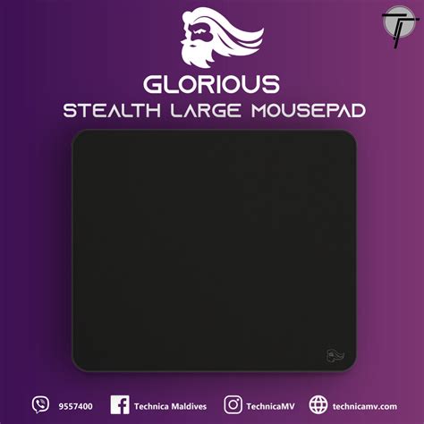 GLORIOUS STITCH CLOTH LARGE GAMING MOUSEPAD - STEALTH EDITION | iBay