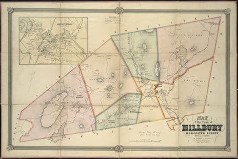 Map of the town of Millbury - Norman B. Leventhal Map & Education Center