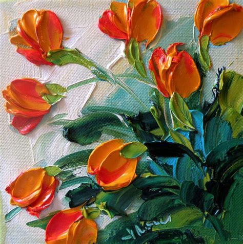 Acrylic Paintings I Love | creativeartworksblog | Flower painting ...