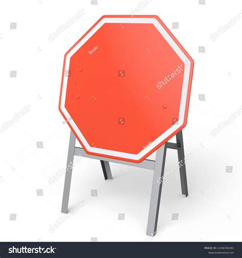 Road Signs On Stand Isolated On Stock Illustration 2236742241 ...