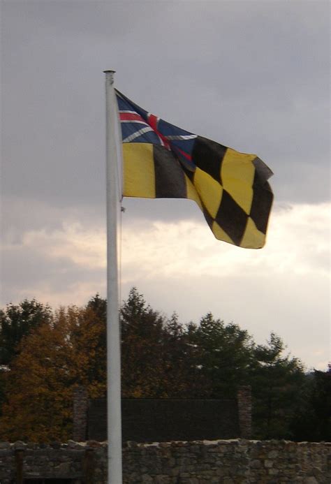 Colonial Maryland Flag - Fort Frederick | Fort Frederick was… | Flickr