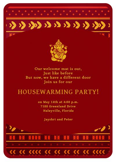 Griha pravesh housewarming invitation card messages wording ideas – Artofit