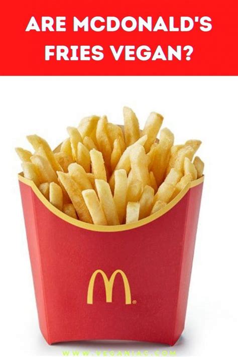 Are McDonald's Fries Vegan? (Update in 2024) - Veganiac