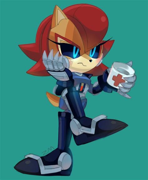 Pin by 💕Sonic Dash💕 on Mecha Sally The Robot | Sonic fan characters ...