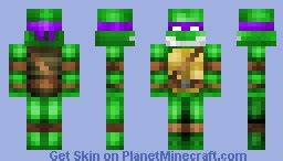 TMNT Donatello Minecraft Skin