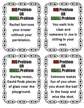 BIG Problem or SMALL Problem task cards by Teaching With Meaning