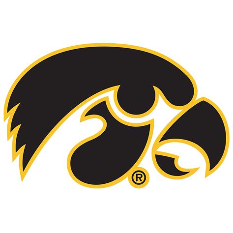 Iowa Hawkeyes - Iowa Tiger Hawk Single Layer Dimensional - College Wall Art