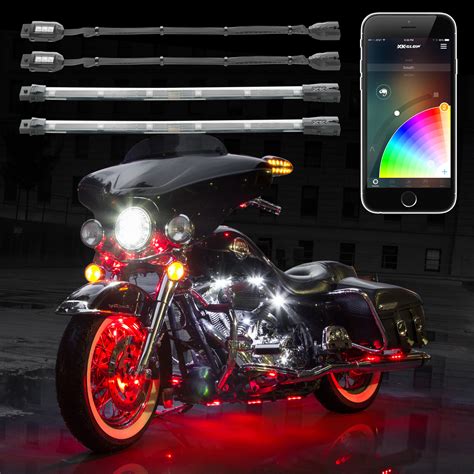 LED Motorcycle Accent Light Kit - Smartphone App Control | XKGLOW