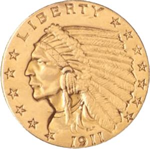 $2.50 Indian Head | Buy Gold Coins UK | Gold Investments