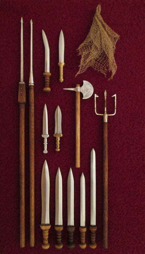 My Little Collection Of Roman Weapons by AtriellMe on DeviantArt