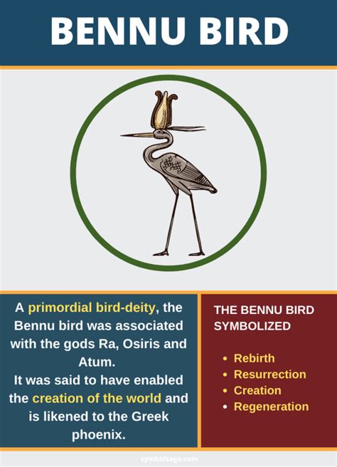 Bennu Bird – Egyptian Mythology - Symbol Sage