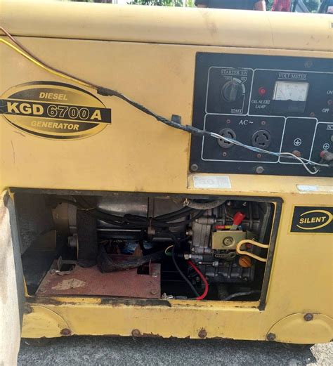 Generator Diesel 6.5KVA, Commercial & Industrial, Construction Tools & Equipment on Carousell