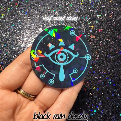 Sheikah Slate Eye Symbol Zelda Logo Holographic Sheikah - Etsy