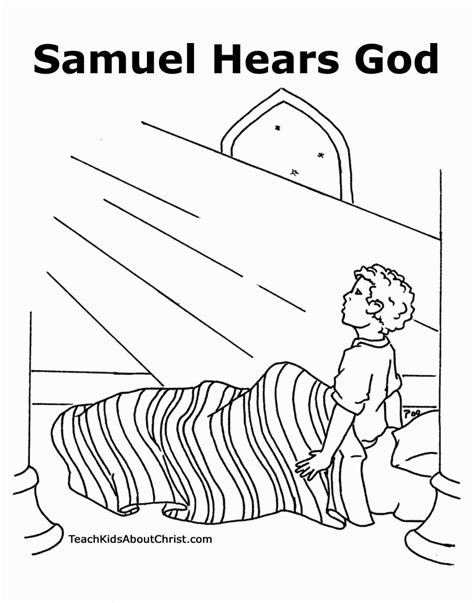 Printable Samuel Bible Story Activities