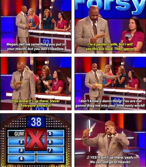 The 20 Funniest Moments From Steve Harvey's Family Feud | Pleated Jeans