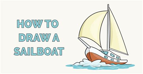 how to draw sailboat Sailboat drawing draw kids yacht drawings clipart sailing boats simple ...