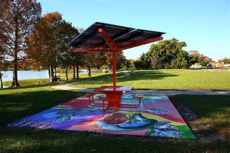 City unveils new solar-powered, picnic tables with Wi-Fi, charging abilities - Orlando-News.com