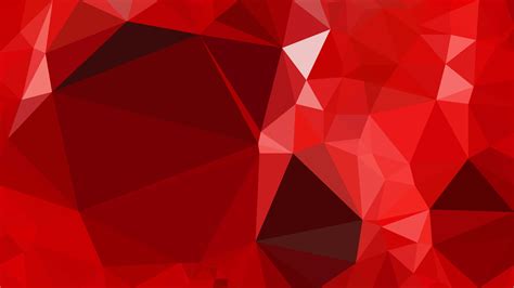 Free Red Polygonal Background Template Vector Graphic