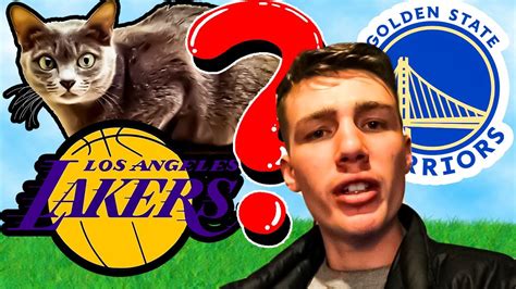 CAT Predicts Lakers VS Warriors l NBA 2023 Playoffs - YouTube