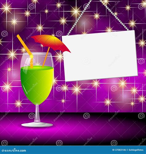 Happy Summer Cocktail Party Stock Illustration - Illustration of creative, celebration: 37083146