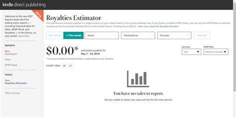 KDP Reports Dashboard Now Has a Royalties Estimator - The Digital Reader