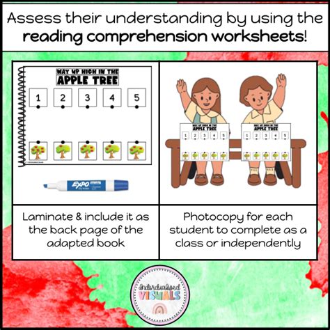 Way up high in the apple tree activity — Individualized Visuals