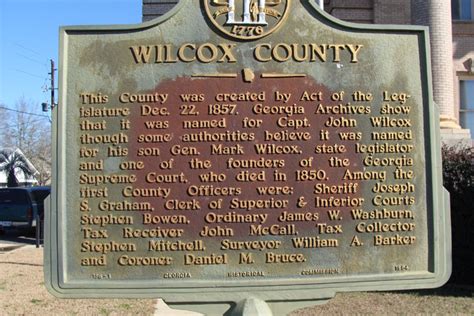 Wilcox County - Georgia Historical Society