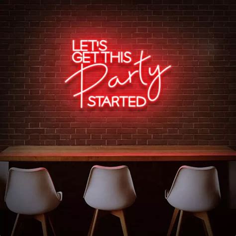 Neon Party Signs Brighten up Your Parties - BgNeon LED Lit Shop