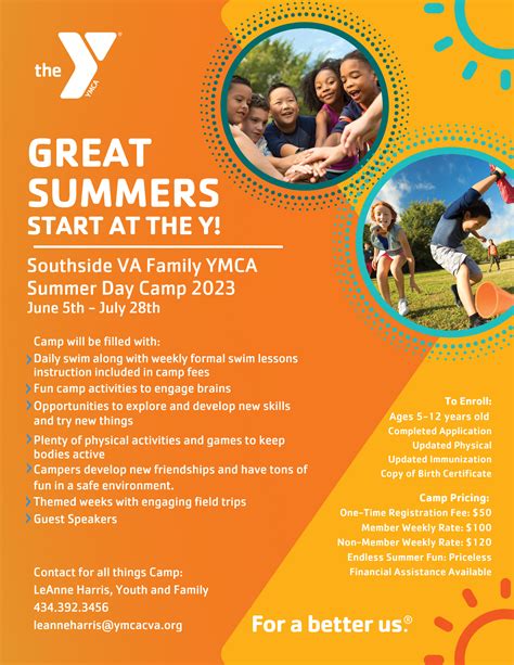 Summer Camp 2023 — SSVA FAMILY YMCA