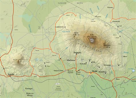 Mount_Kilimanjaro_Map.png | Street2Peak Project